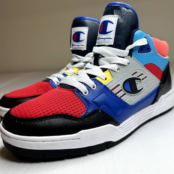 Champion Other - CHAMPION 3 ON 3 HI TOP MEN SNEAKERS BLACK MULTI COLOR NEW SIZE 10.5